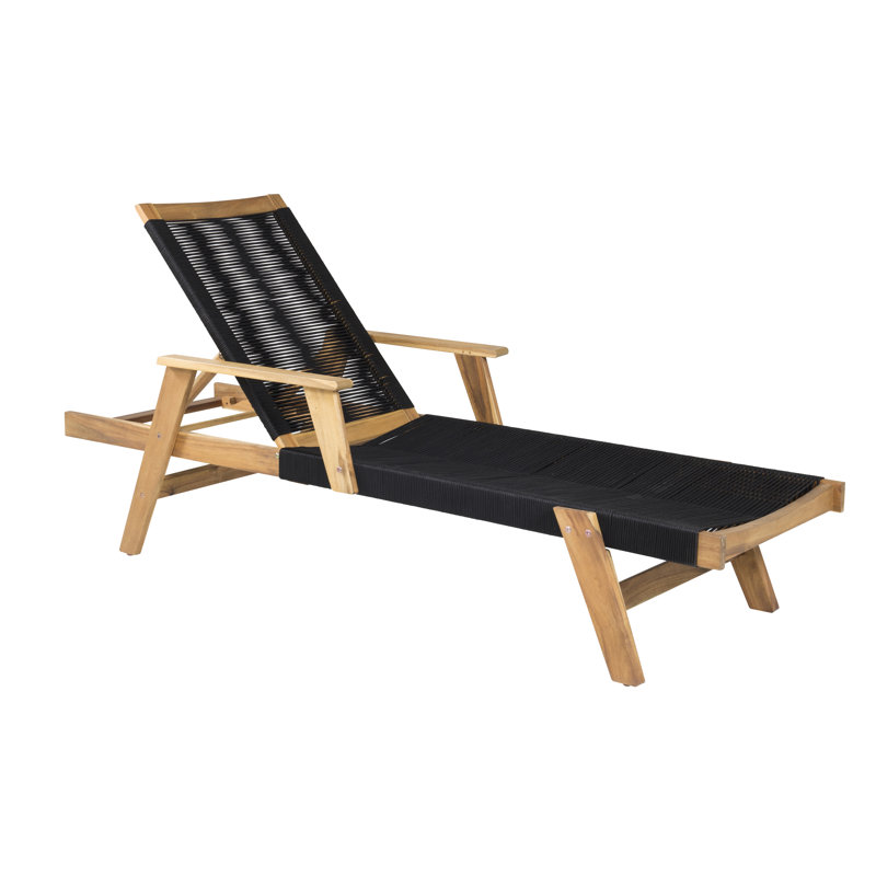 Maurice 200cm Long Reclining Acacia Single Chaise