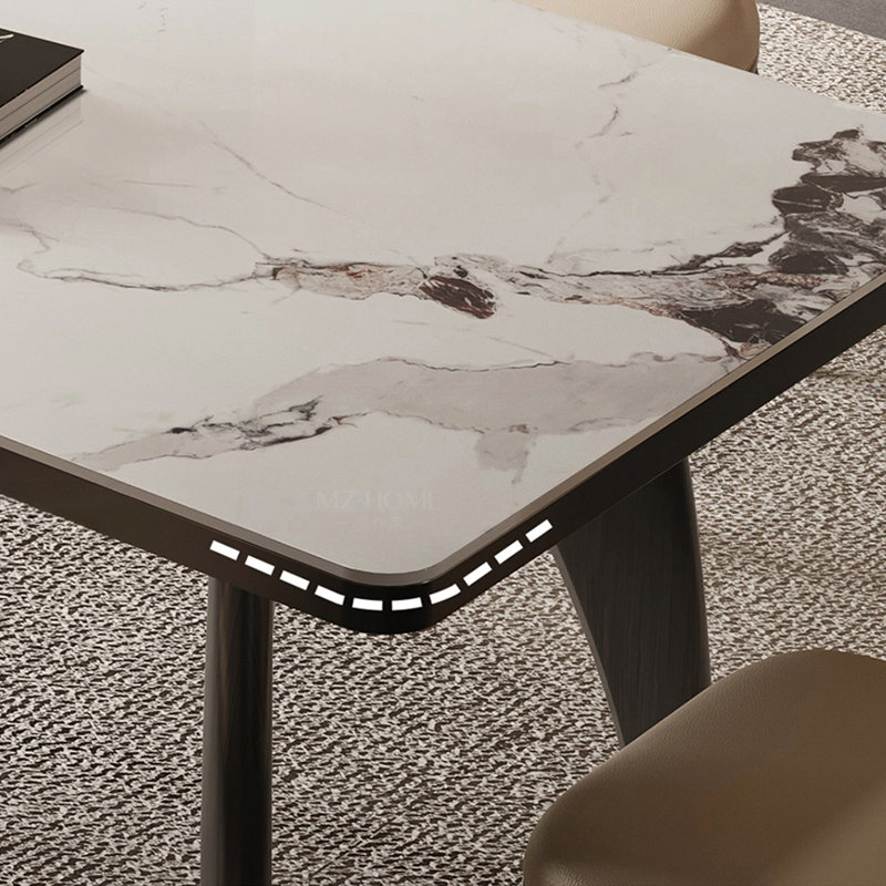 Ensemble de table de salle à manger Minimal, H 29,52 po x L 78,74 po x l 31,49 po