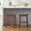 Tabouret en bois massif Whitworth