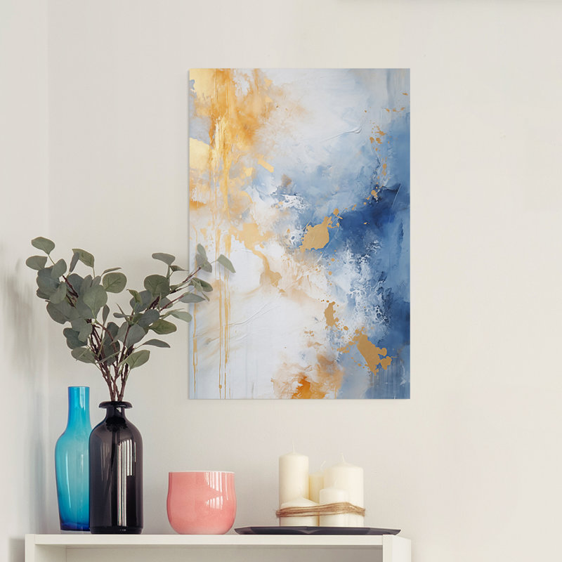 Série ABSTRACT dxliii - impression sur toile seulement - non encadrée, H 48 po x l 32 po