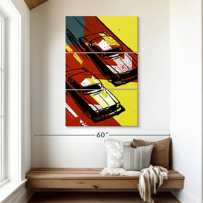 Mehar Street Racing Grunge, 50" H x 32" W