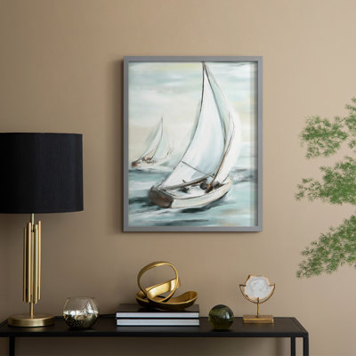 NAUTICAL Series LV, reproduction encadrée - bois massif