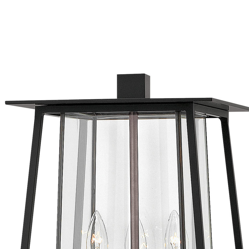 Walker 3-Light Lantern Head, Black/Bronze