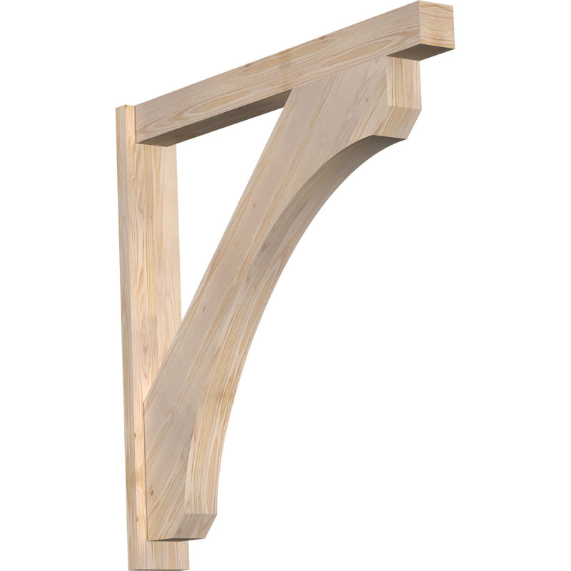 5 1/2"W x 42"D x 42"H Legacy Block Smooth Outlooker, Douglas Fir, 42" D x 42" H, 5 1/2" W Douglas Fir (Smooth)