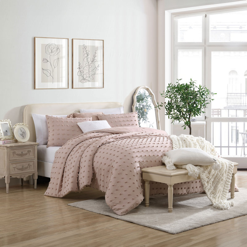 Ensemble d'édredon en microfibre 3 pièces Swift Home Pom Pom - ultra doux et ludique - toutes saisons, durable, facile d'entretien