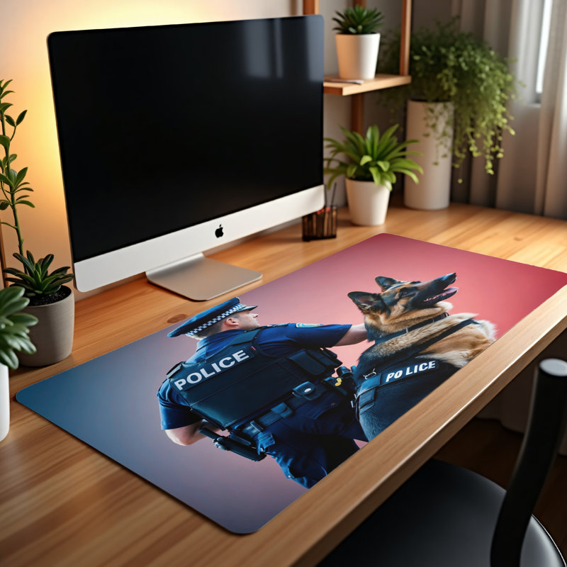 Polyester Desk Pad, 31.5x15.5