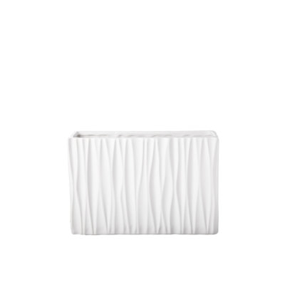 Vase en céramique rectangulaire