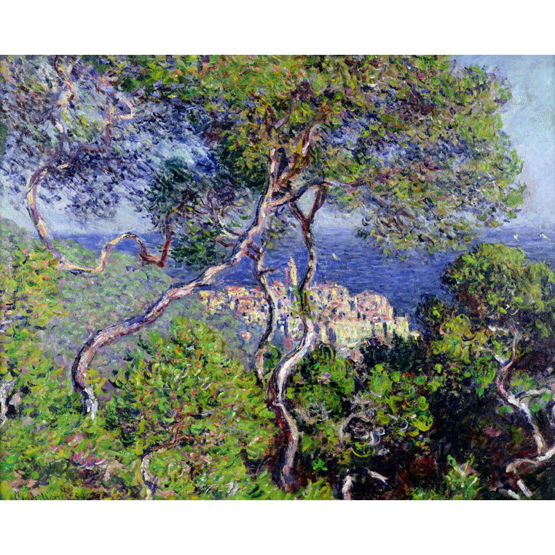 Adhésif décoratif Monet Bordviera (1884), H 38,5 po x l 48 po