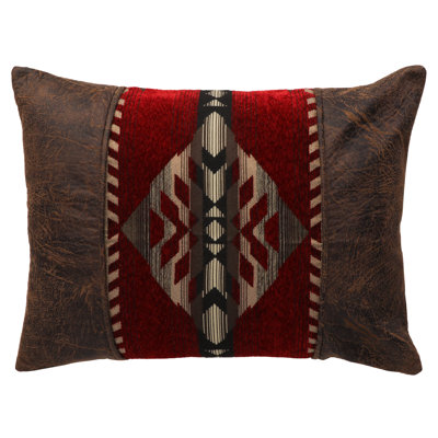 Wooded River Gallop Claret - Sham Cover - Standard 20x26