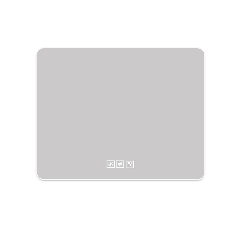Miroir de salle de bain intelligent 36 po x 28 po à DEL avec antibuée et gradation tactile - Miroir de meuble-lavabo de luxe certifié UL 
