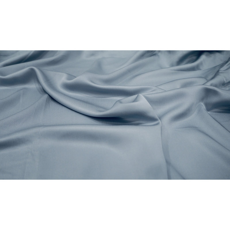 Ensemble de draps en rayonne Almeida, Grand, Drap-housse, Bleu spa