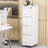 White 4 Drawer File Cabinet With Lockable Wheels, Heavy - Duty Metal, Ideal For Office And Home Organization, Tilt System, User Vertical In White, Secure Storage Legal & Letter Size Documents,-120996743