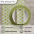  Green Watercolor Geo Napkin Set of 4-635166111