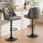 360-Degree Rotatable Faux Leather Bar Stool With Button Stitching-116094309-116094310