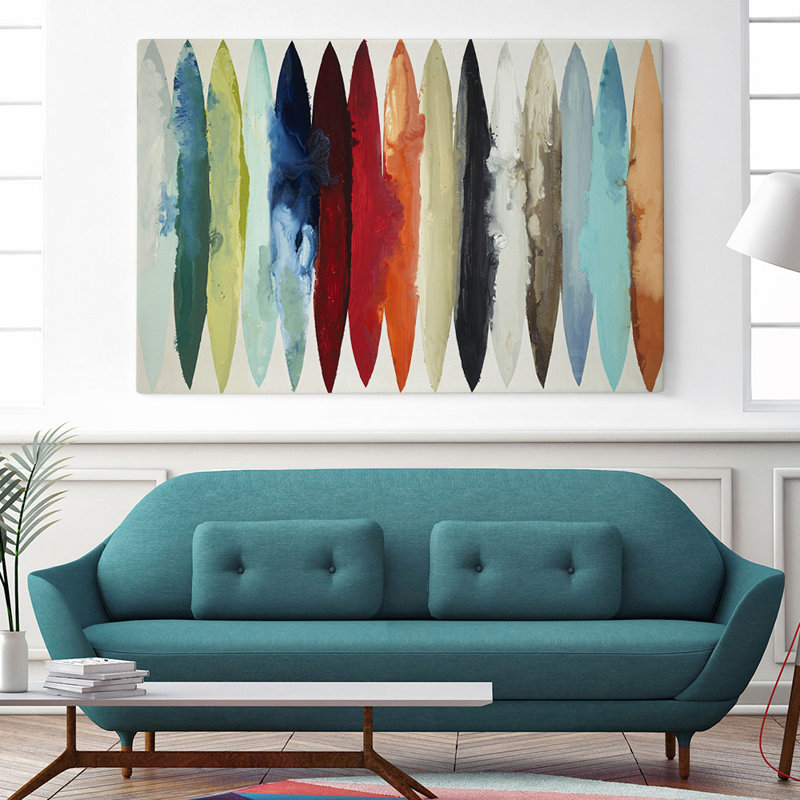 «Even Flow» par Randy Hibberd, reproduction d'art sur toile tendue, H 48 po x l 72 po x P 1,5 po
