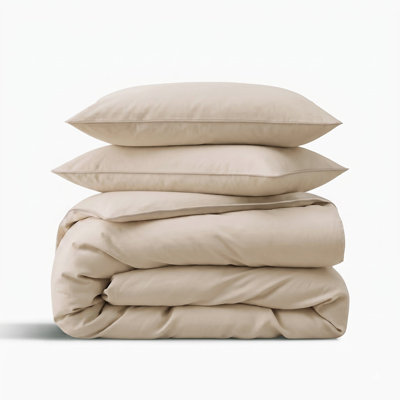 Double Stitch Cotton Duvet Cover Set