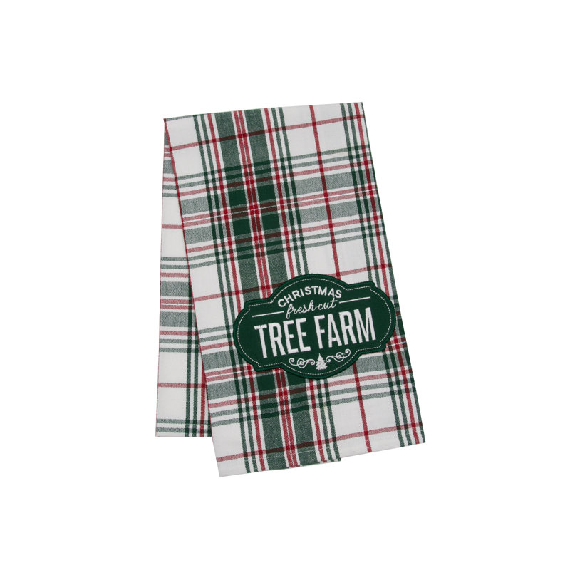 Christmas Tree Farm Dishtowel
