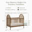 Greenguard Gold Certified 3 -in-1 Convertible Crib-162370461