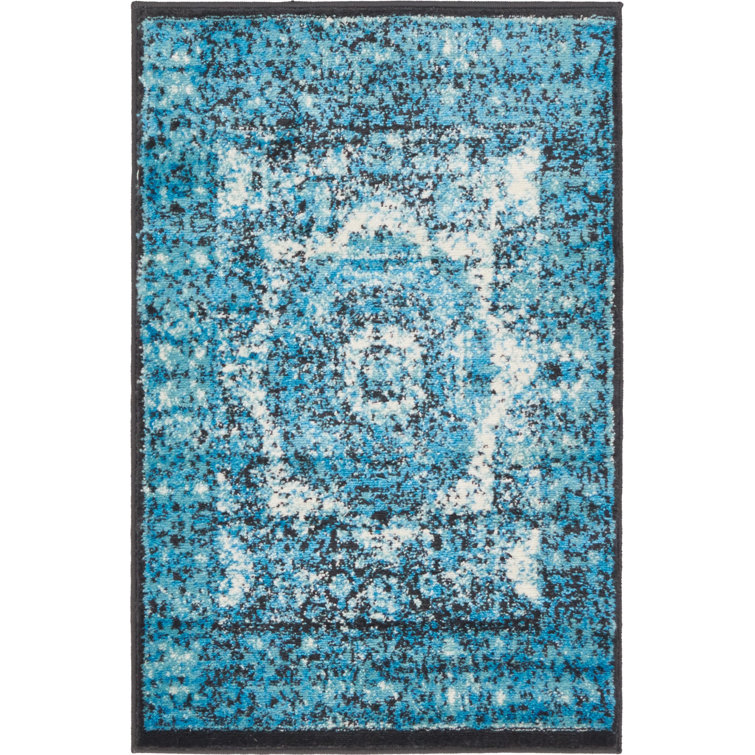 Tapis bleu Yareli