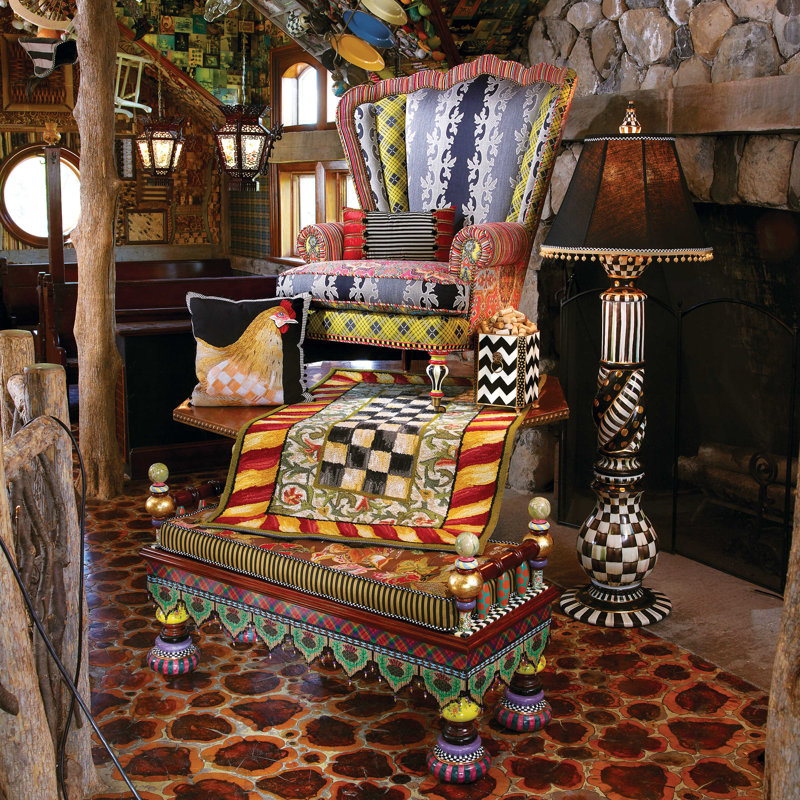 Courtly Check® Ceramic Floor Lamp