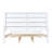 King Size Bed Frame in White - Solid Pine Wood & MDF, No Box Spring Needed, Modern Wooden Bed with Headboard and Footboard-829994636