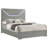Ives Eastern Panel Bed LED Headboard High Gloss-105493891-105493888