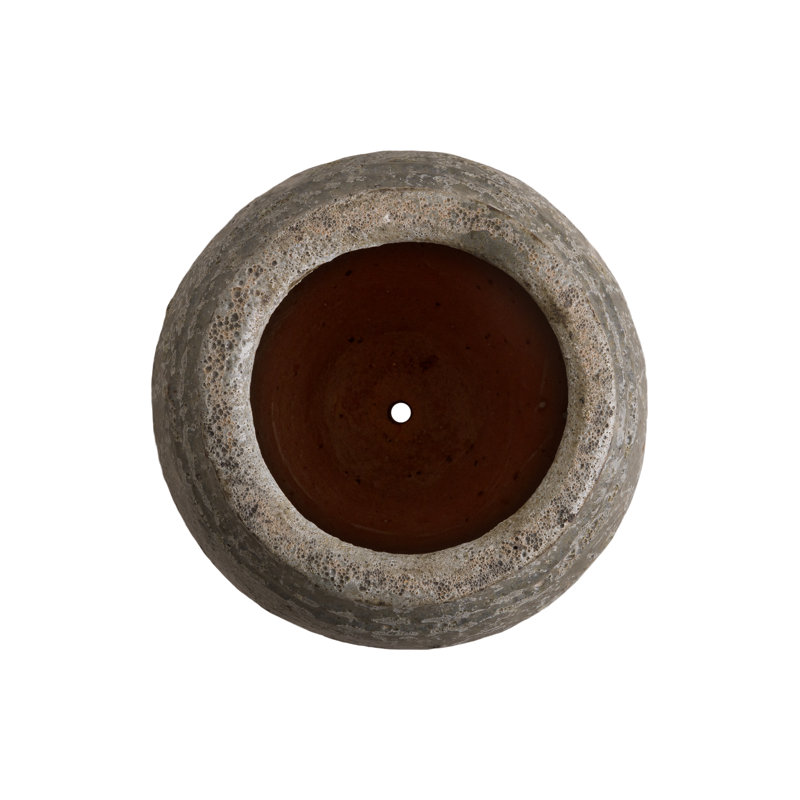 Jar Handmade Ceramic Planter, 20" H x 15.5" W x 15.5" D