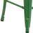 Gladus 24" High Backless Clear Coated Metal Counter Height Stool - Square Wood Seat-481122880-470131035-475701895