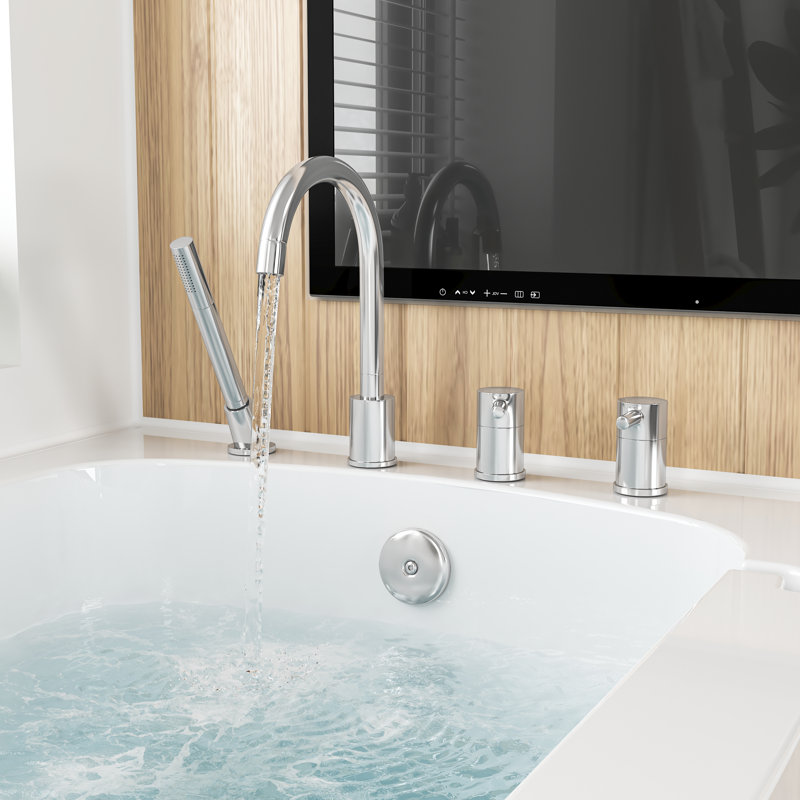52" x 30" Walk-In Bathtub with Inswing Door & Shower Sprayer, Right