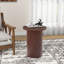 Pedestal Wood Round End Table-527009043