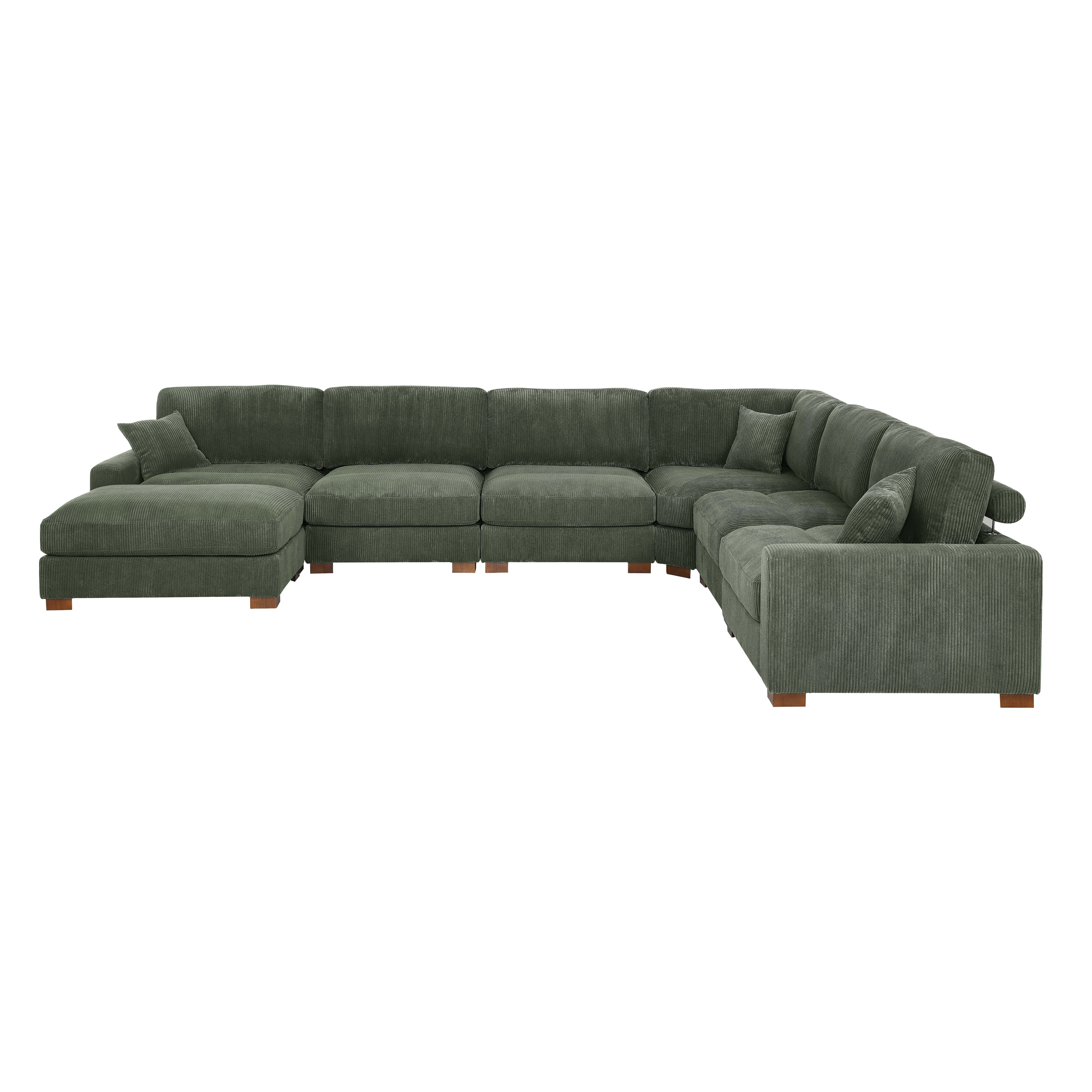 Ebern Designs 7-Pieces Modular Sectional & Reviews | Wayfair