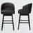 Upholstered Counter Stool with Solid Wood Frame-20238974