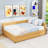 Linen Upholstered Daybed with Twin Trundle-764516454-764516453