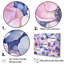 Mauve et rose Peppy Dreams - ensemble d'art sur toile coquelicots-107741968