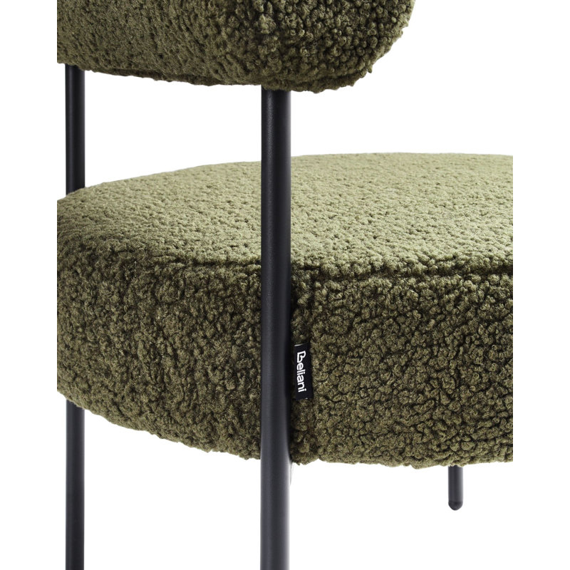 ALPHA Upholstered Side Chair, Green