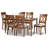 Ingaret 6 - Person Four Leg Dining Set-333875308-297798200
