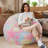 Extra Large Bean Bag Chair with Removable Cover, Memory Foam Filler Included, Plush Microfiber Lounger for Living Room, Bedroom and Game Room-2038190693-2041792803