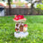 Enchanted Red & White Polyresin Mushroom Solar Light