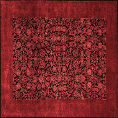Tapis floral en laine et polyester tissé à la machine Floral