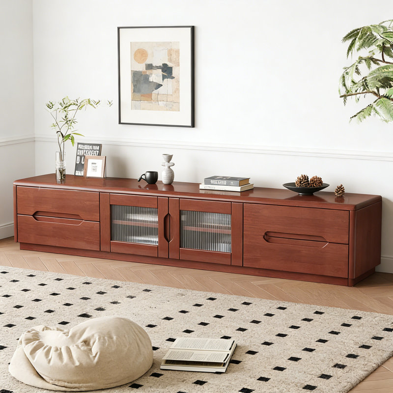 Meuble télé moderne et simple, Brun