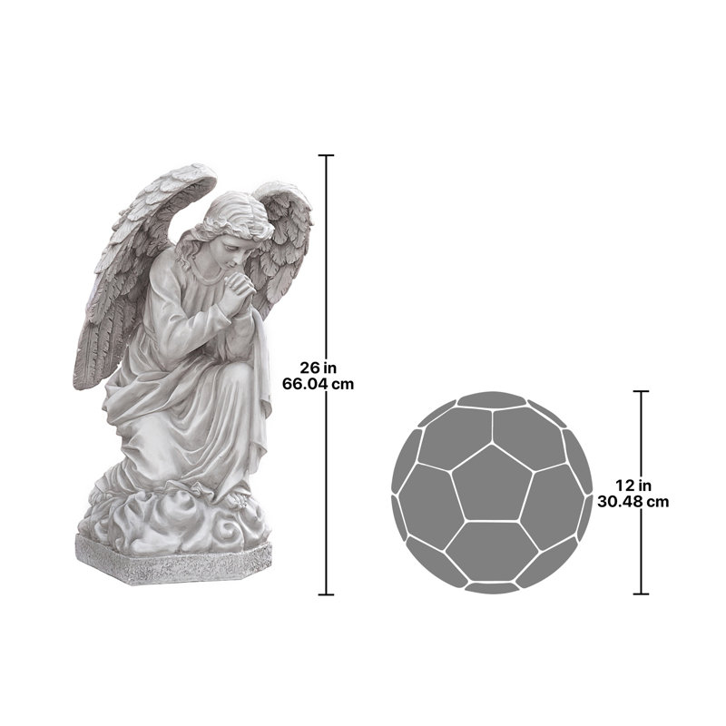 The Praying Basilica Angel Statue