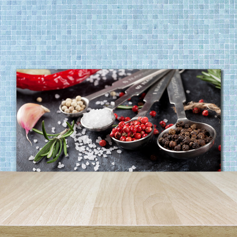 50cm W x 100cm L Glass Peel and Stick Panel