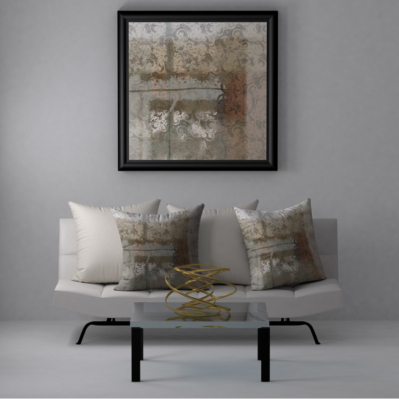 Housse de coussin carrée/insert, 24 po x 24 po