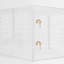 Medium Clear View Pet Crate with Silver Latch, Khaki Cushion-1880050985-1903138381-1903138384