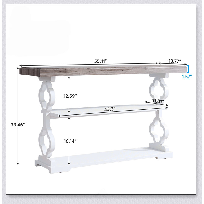 Console de 55 po French Country