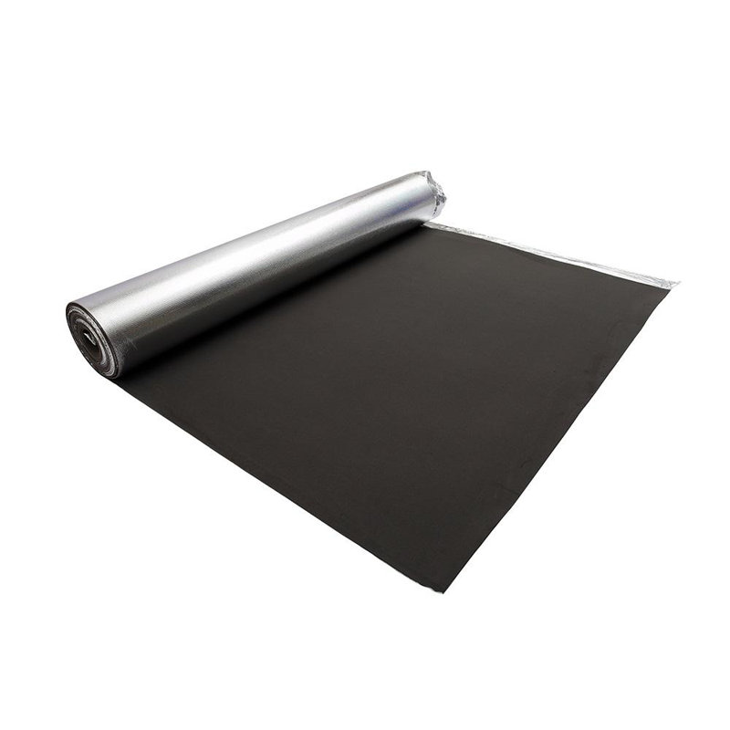 Rouleau de sous-couche en mousse EVA argentée de 2 mm Dekorman pour bois franc stratifié et planchers d'ingénierie (200 pieds carrés / rouleau)