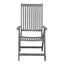 Chaise de terrasse en teck Hendrik