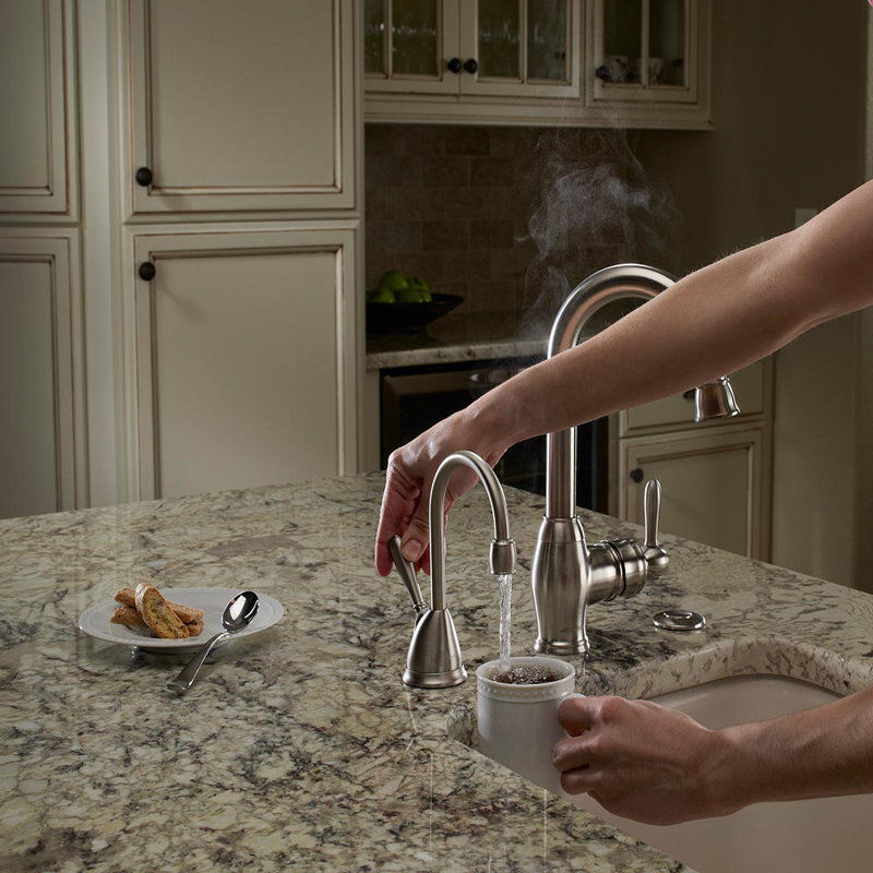 Involve Instant Hot Water Dispensers with Accessories, Satin Nickel