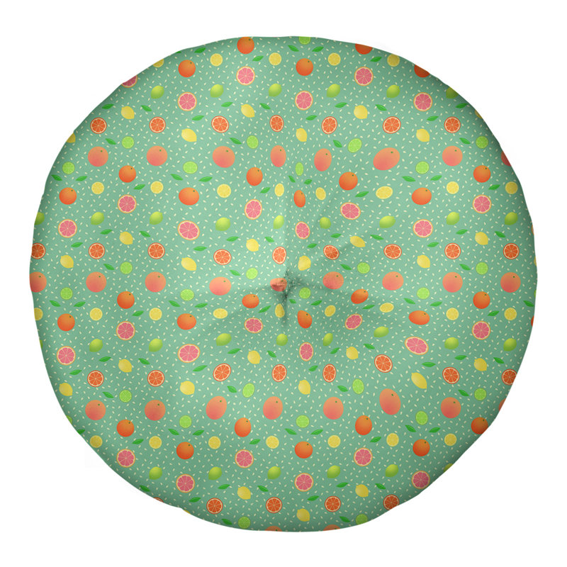 Coussin de sol Katelyn Elizabeth, 26 po x 26 po, Vert