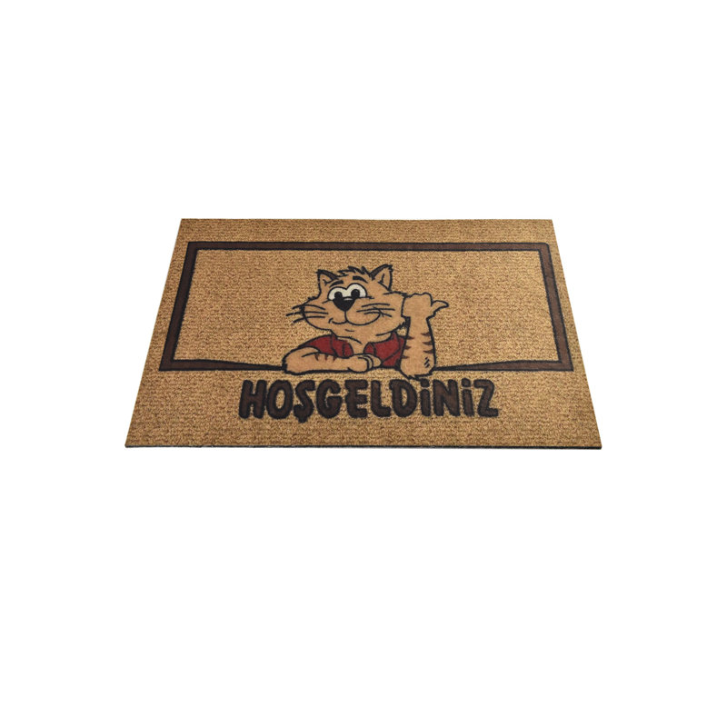 Durable PVC Doormat, Non-Slip Underside, 15.7 x 23.6 inches | 100% PVC Material, Machine Washable at 86°F | Perfect for Indoor & Outdoor Use, Easy to Clean, Stylish & Functional Welcome Mat